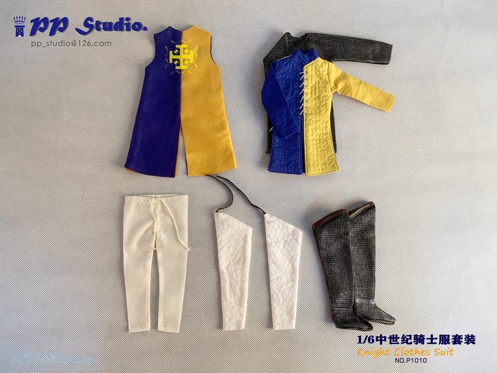 NEW PRODUCT: PP-Toys: 1/6 Moyen-Age Knight Clothes Suit (5 styles/colors) 14720217