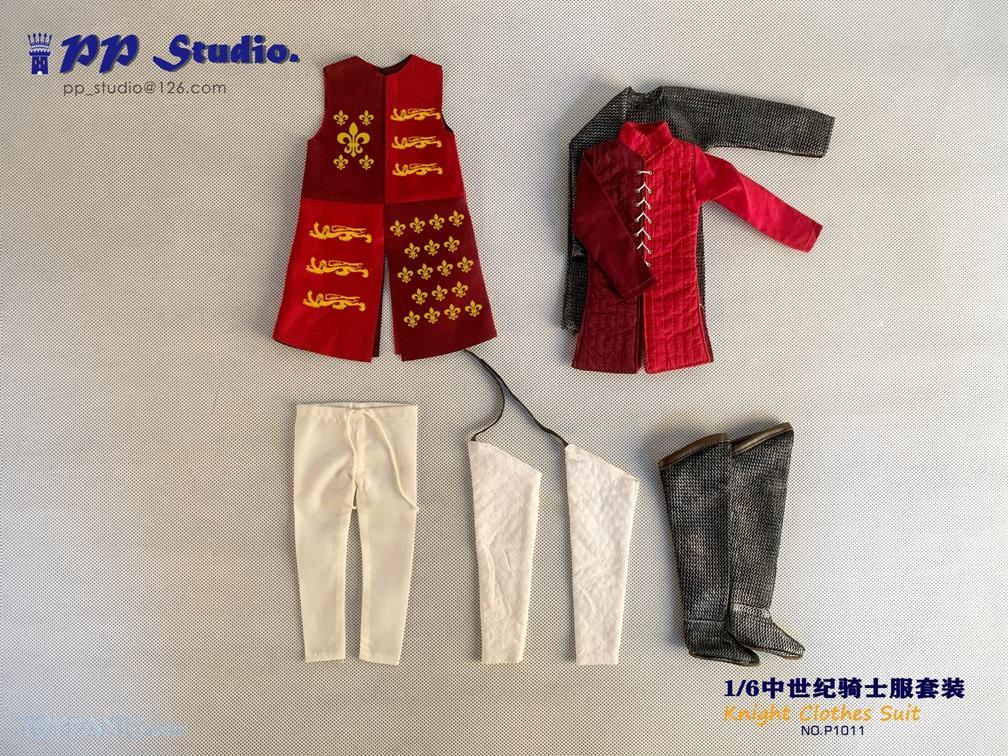 NEW PRODUCT: PP-Toys: 1/6 Moyen-Age Knight Clothes Suit (5 styles/colors) 14720218