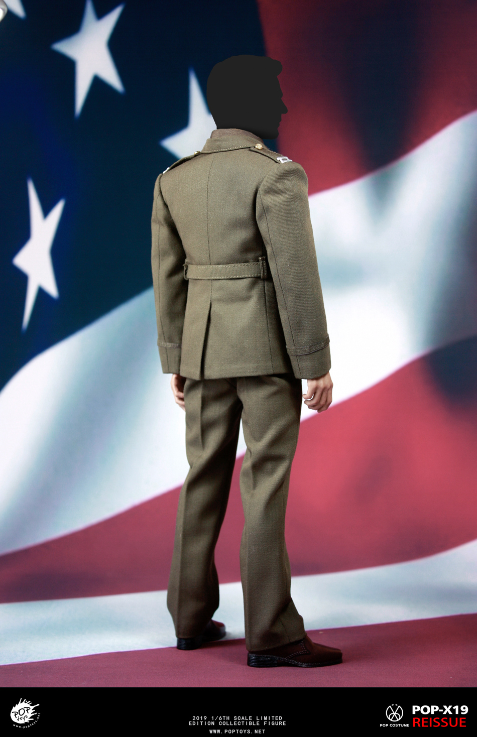 PopToys - NEW PRODUCT: POPTOYS: 1/6 Series X19 World War II Edition Golden Age US Team Uniform Uniform Set - 19 Years Reprint 15021510