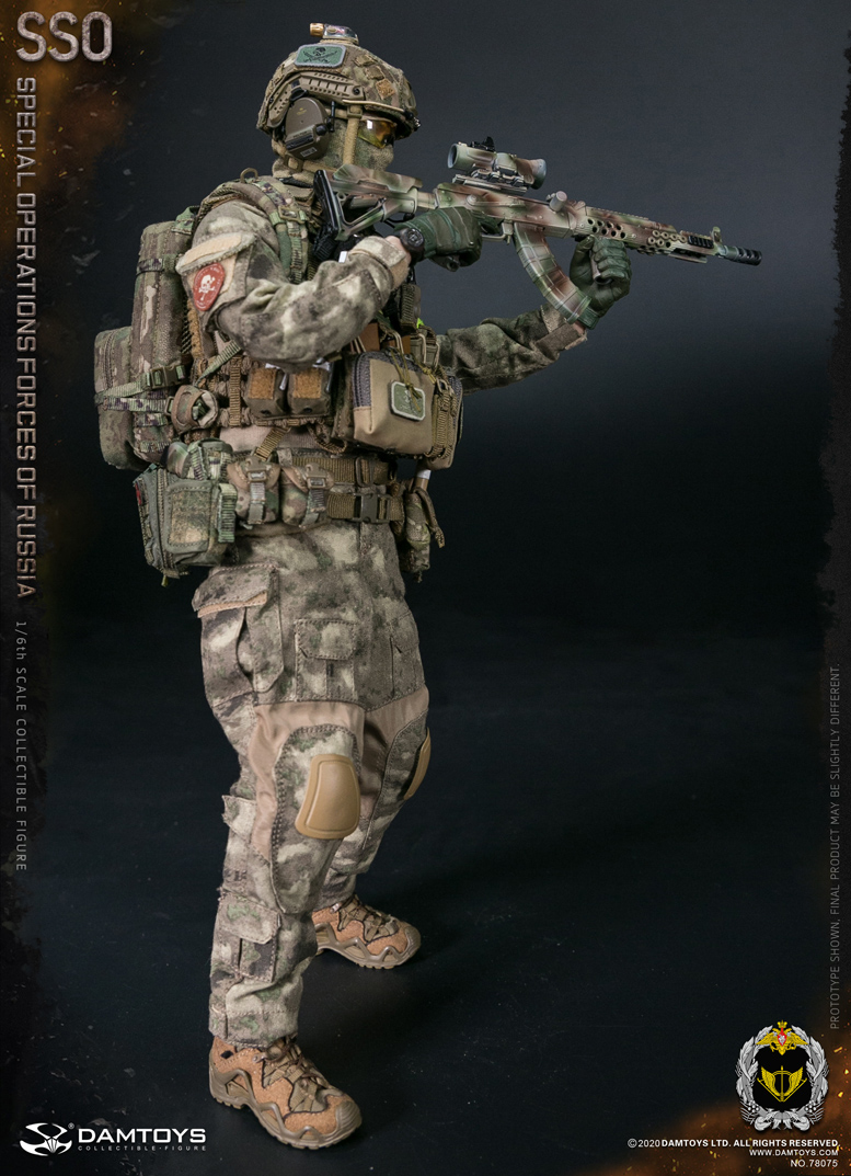 ModernMilitary - NEW PRODUCT: DAMTOYS: 1/6 Russian Federation SSO Special Forces movable figure 78075 # 15060610