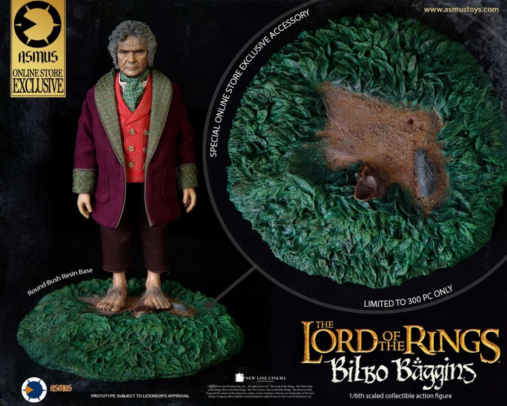 Movie - NEW PRODUCT: Asmus Toys: 1/6 The Lord of the Rings/Lord of the Rings-BILBO BAGGINS/Bilbo Baggins old version-New roaring head  15075410