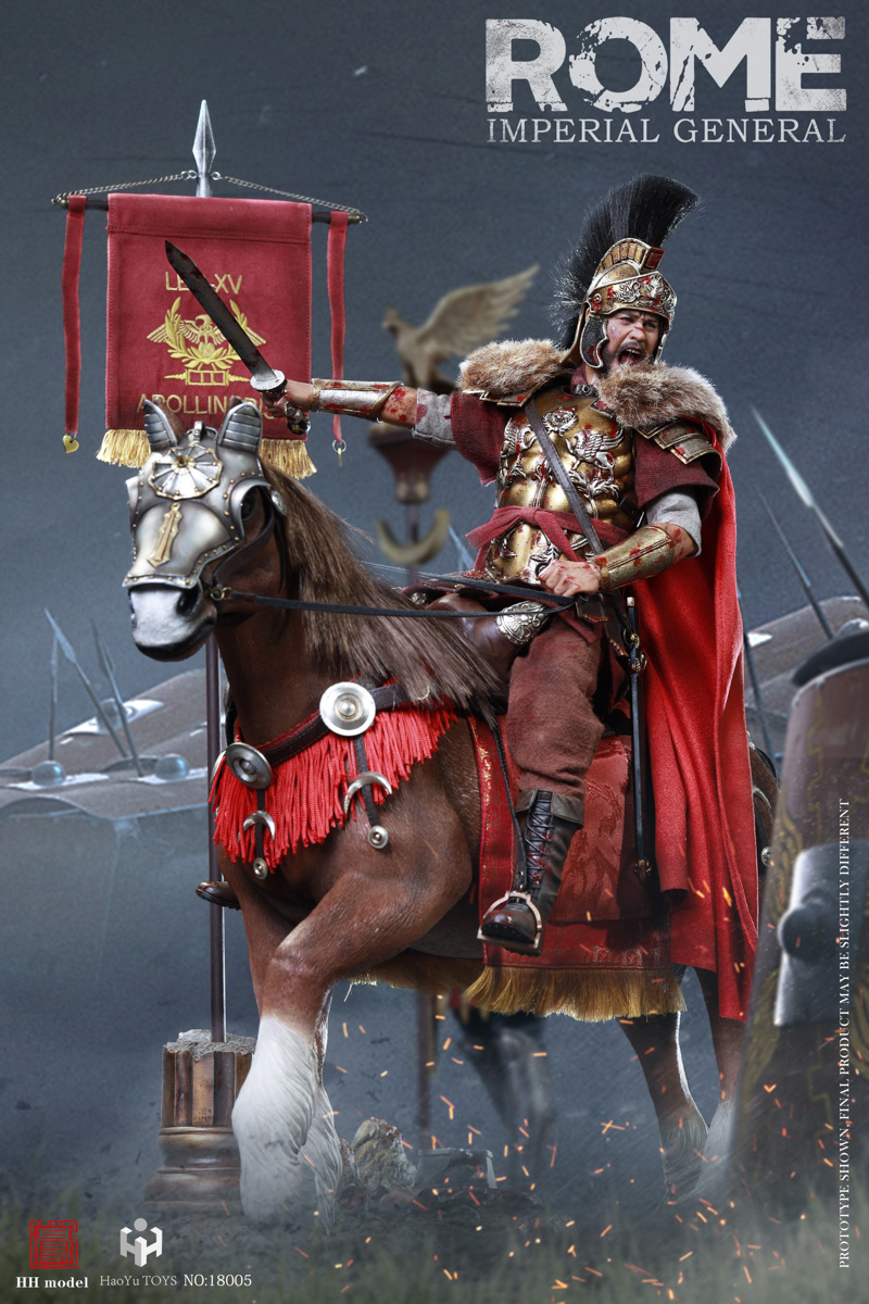 movie-based - NEW PRODUCT: HHmodel x HaoYuTOYS: 1/6 Imperial Legion - Imperial General - Total 3 Edition & Warhorse - Added Leggings Armor and Shoes 15085010