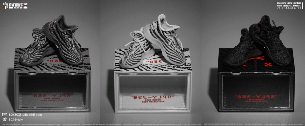 shoebox - NEW PRODUCT: BOX STUDIO:1/6 Handmade Women's Tide Shoes "YZY" (Hollow) & Tide Shoe Box【Multiple Options】 15095810