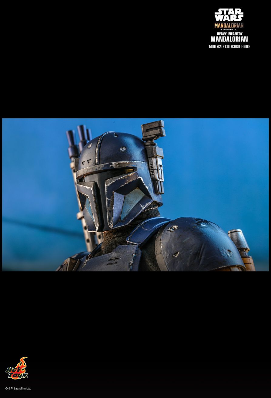 NEW PRODUCT: HOT TOYS: THE MANDALORIAN: HEAVY INFANTRY MANDALORIAN 1/6TH SCALE COLLECTIBLE FIGURE 15146