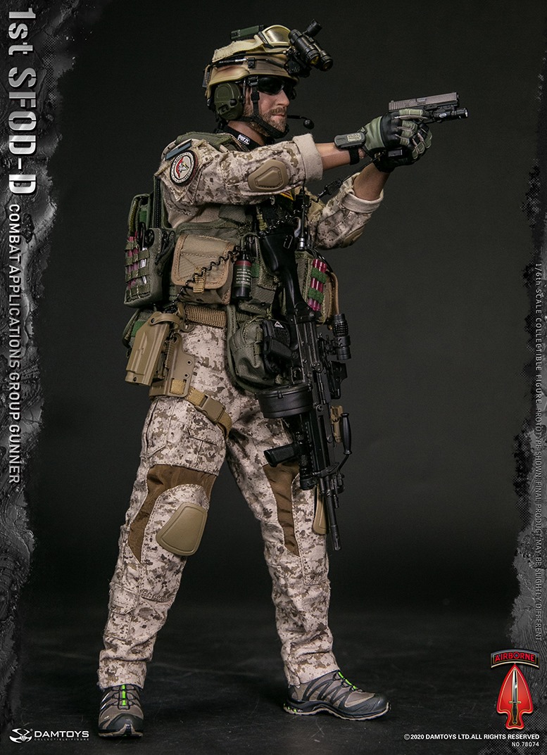 DAMToys - NEW PRODUCT: DAMTOYS 1/6 1st SFOD-D Combat Applications Group GUNNER Action Figure 15154