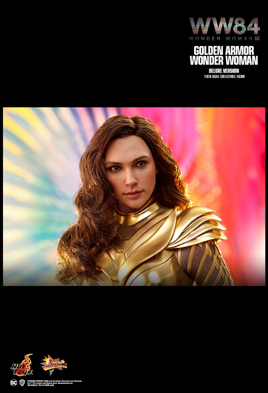 NEW PRODUCT: HOT TOYS: WONDER WOMAN 1984: GOLDEN ARMOR WONDER WOMAN 1/6TH SCALE COLLECTIBLE FIGURE (Standard & Deluxe Versions) 15186