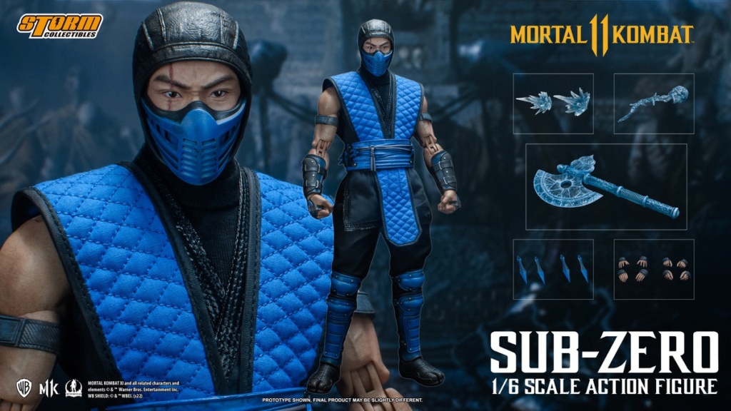 MortalKombat - NEW PRODUCT: Storm Toys: 1/6 Mortal Kombat Series - Sub-Zero Action Figure 15222010