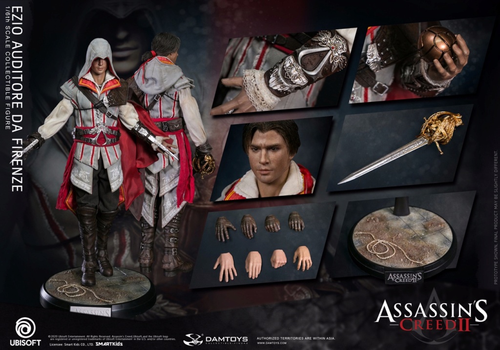 NEW PRODUCT: DAMTOYS: 1/6 "Assassin's Creed II"-Ezio / EZIO Movable Collectible Doll DMS012 # 15232210