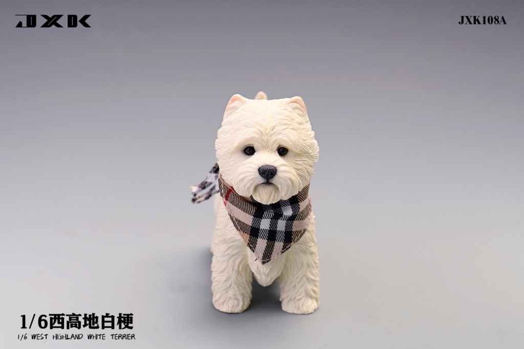 NEW PRODUCT: JXK Studio: 1/6 West Highland White Terrier (JXK108) 15272811