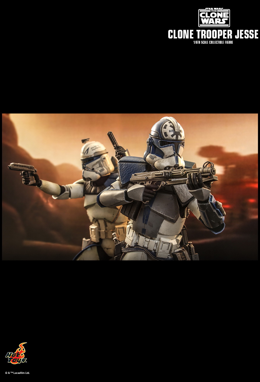 TheCloneWars - NEW PRODUCT: HOT TOYS: STAR WARS: THE CLONE WARS CLONE TROOPER JESSE 1/6TH SCALE COLLECTIBLE FIGURE 15303