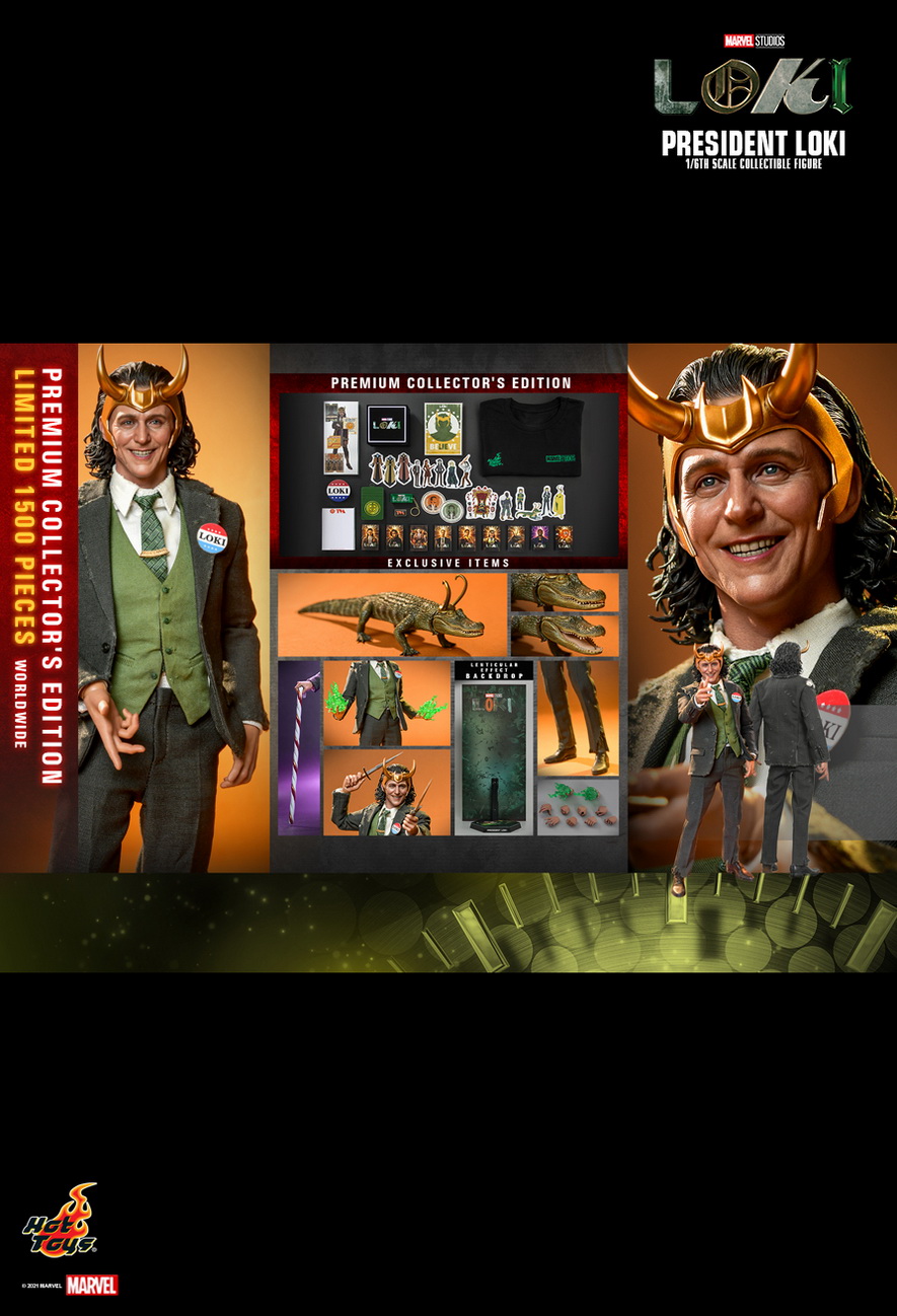 disney - NEW PRODUCT: HOT TOYS: LOKI PRESIDENT LOKI PREMIUM COLLECTOR'S EDITION 1/6TH SCALE COLLECTIBLE FIGURE 15311