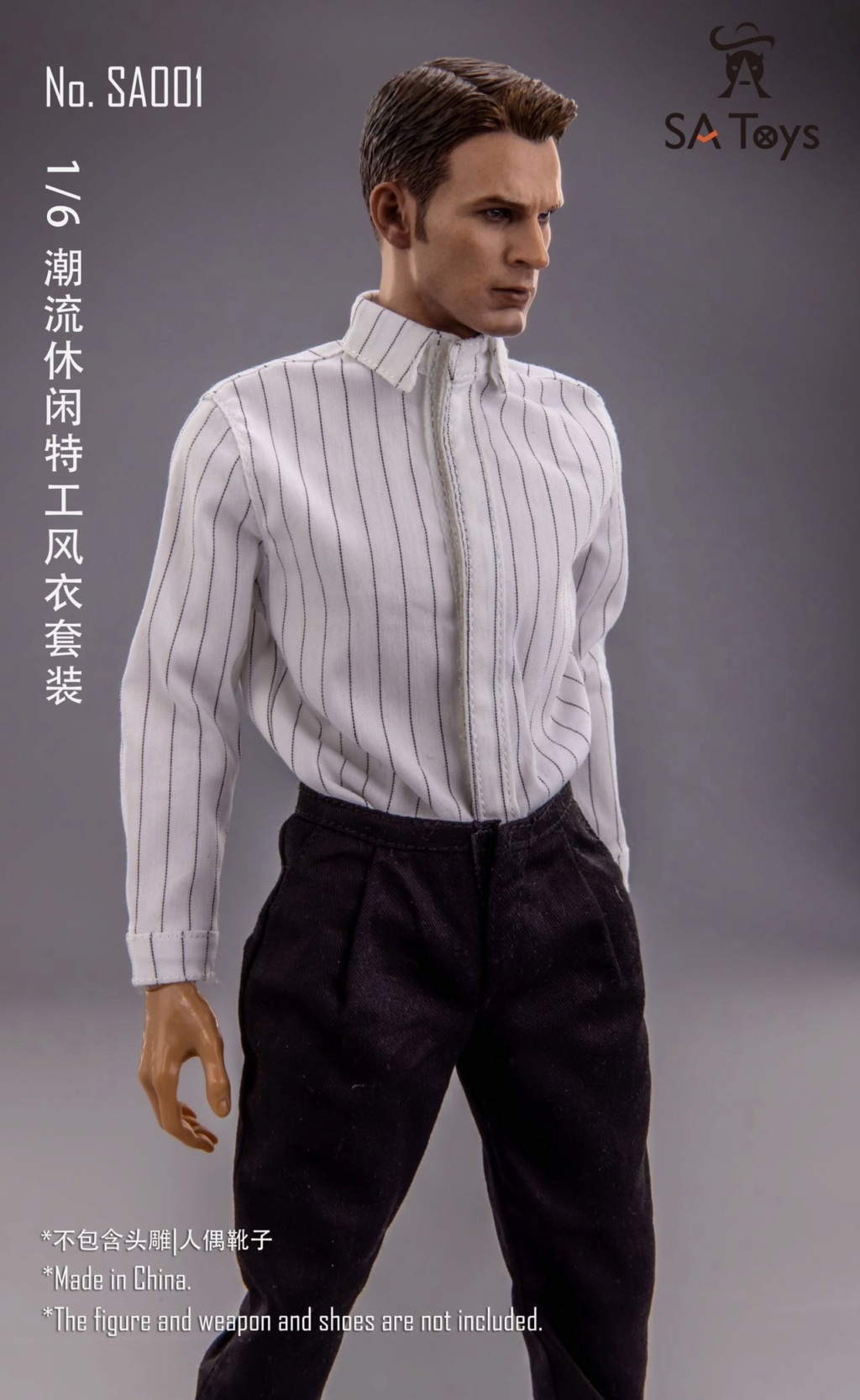 Clothing - NEW PRODUCT: SA Toys: 1/6 Trend Casual Agent Trench coat set (SA001) 15325611