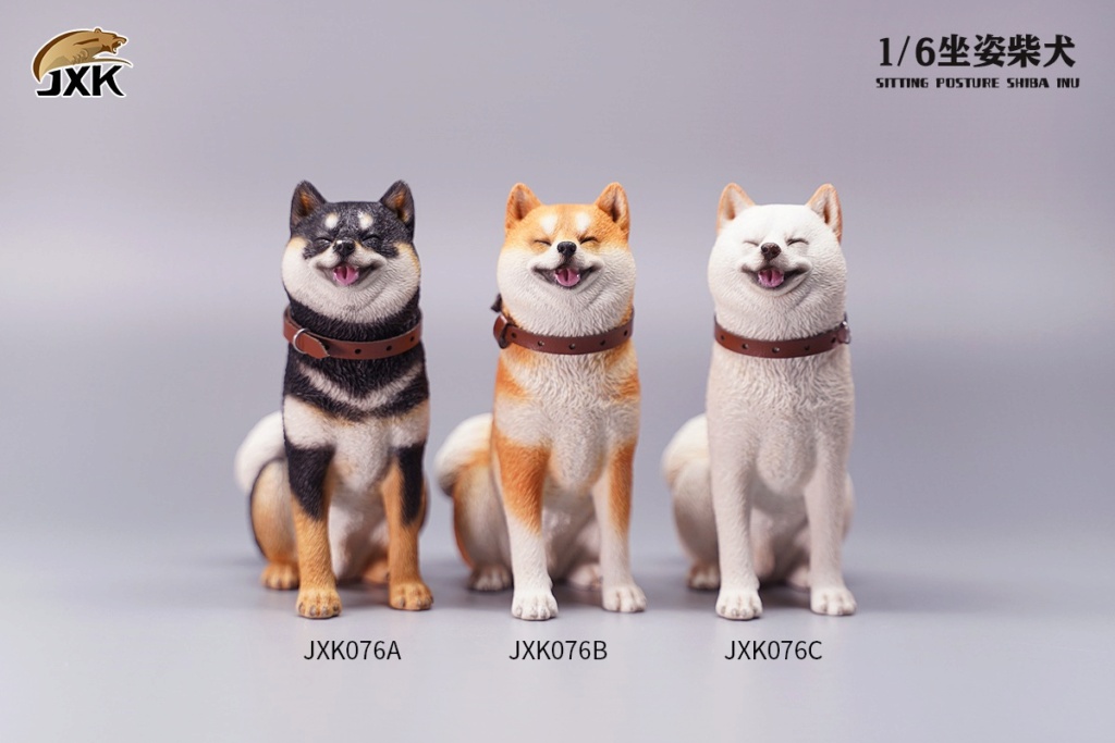 sitting - NEW PRODUCT: JXK Studio: /6 Sitting Shiba Inu dog 15352710