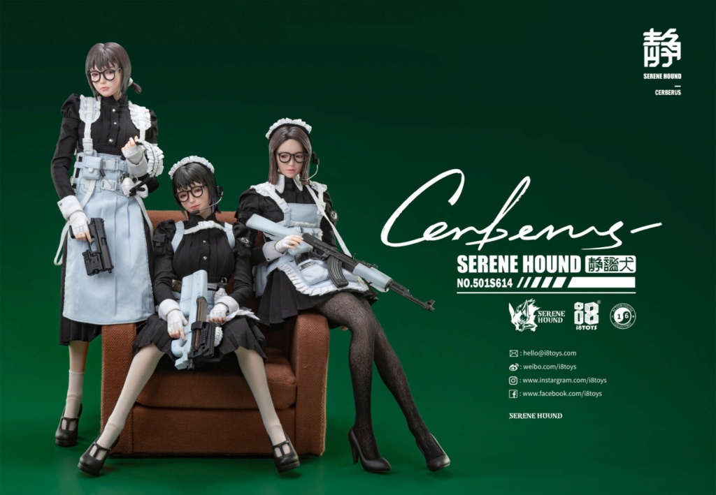 Cerberus - NEW PRODUCT: I8 Toys: 1/6 scale Serene Hound: Cerberus Maid Action Figures 15383510