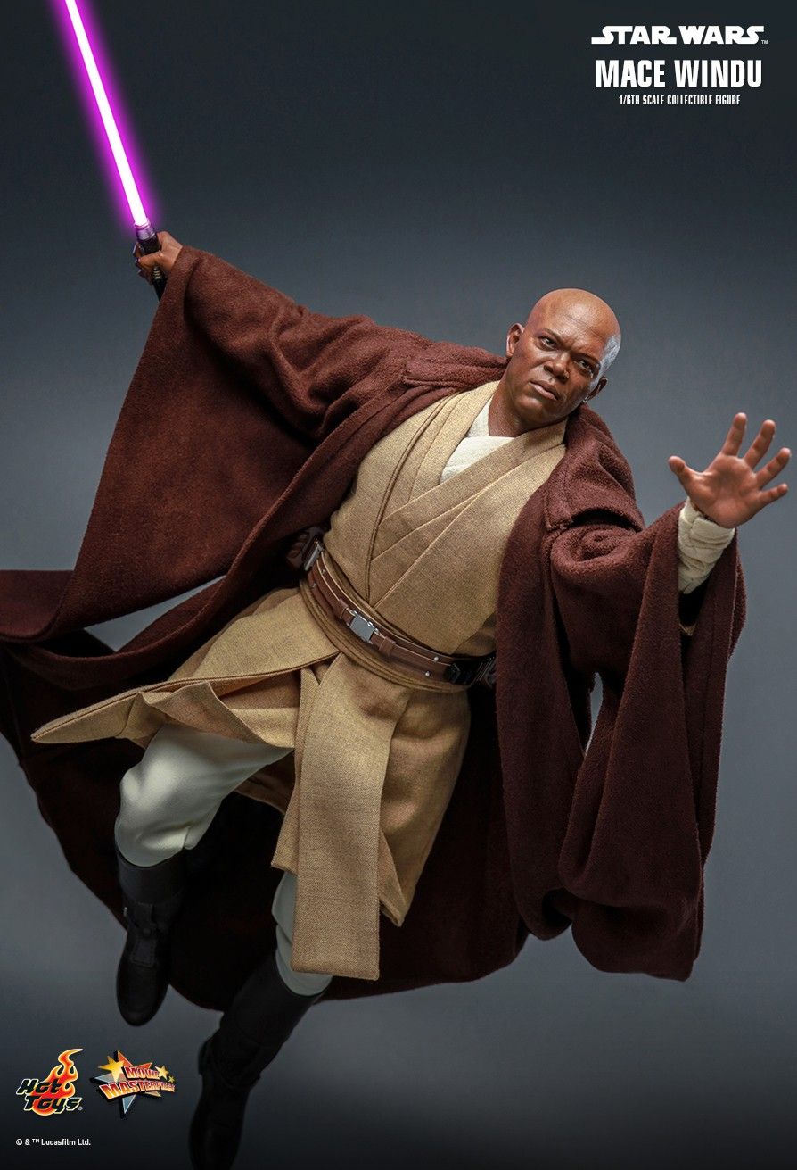 MaceWindu - NEW PRODUCT: HOT TOYS: STAR WARS EPISODE II: ATTACK OF THE CLONES™ MACE WINDU™ 1/6TH SCALE COLLECTIBLE FIGURE 15411