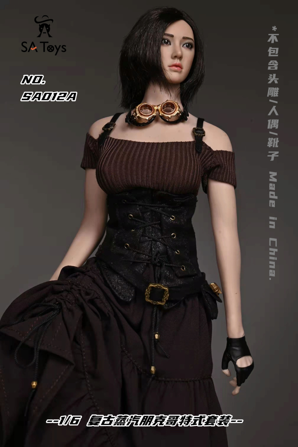 Female - NEW PRODUCT: SA Toys: 1/6 Vintage Steampunk Gothic Set (SA012) & OL Fashion Career Secretary Set (SA041) 15422110
