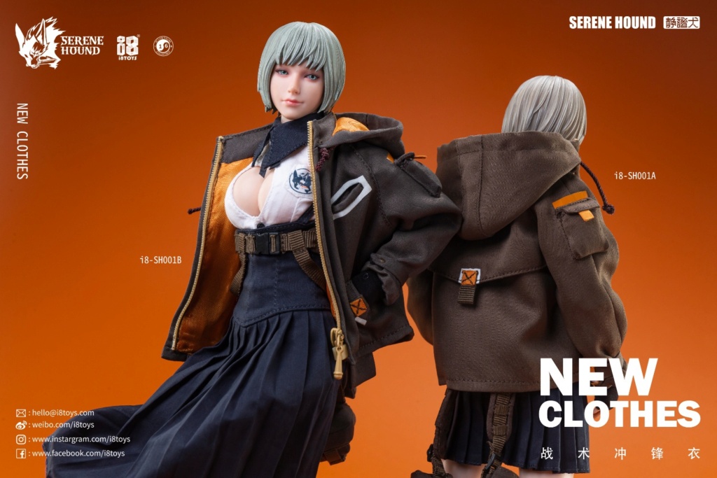 NEW PRODUCT: I8 Toys: Original Series 1/6 Serene Hound New Clothes - Tactical Assault Clothing 15430812