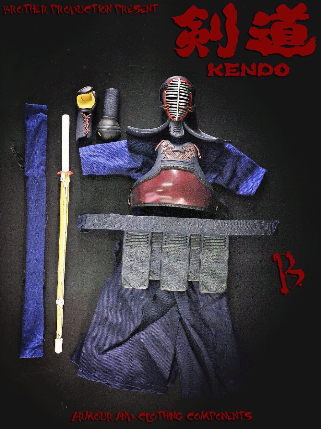 Kendo - NEW PRODUCT: Brother Production: 1/6 Kendo - Armor Costume Set 15530010