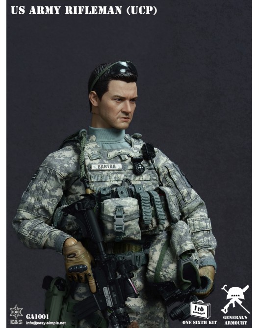 male - NEW PRODUCT: General's Armoury: GA1001 1/6 Scale US ARMY Rifleman (UCP) 16-52816