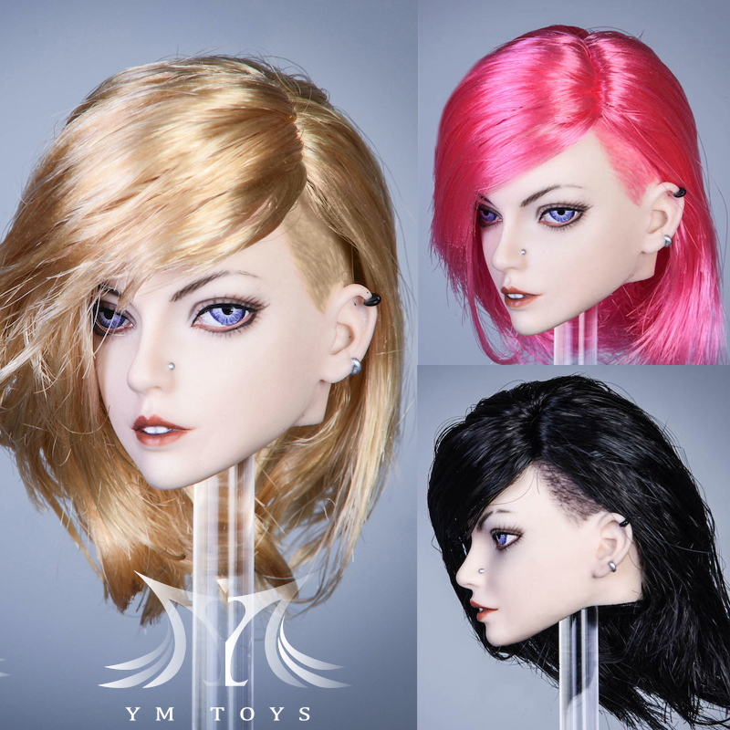 YMToys - NEW PRODUCT: YMTOYS: 1/6 Female hair transplanting head-Lola, Iser, Suer, Alice-three models 16013710
