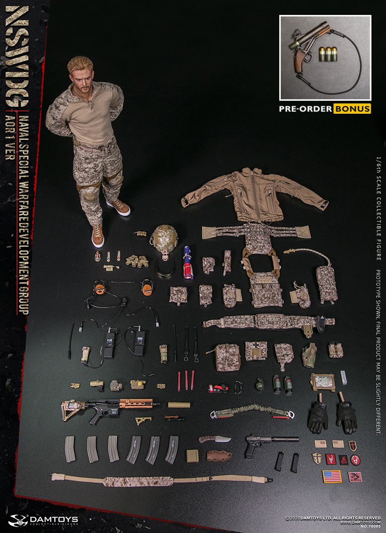 NEW PRODUCT: DAMTOYS: 1/6 Naval Special Operations Development Brigade NSWDG-AOR1 camouflage version 78065 # 16040011