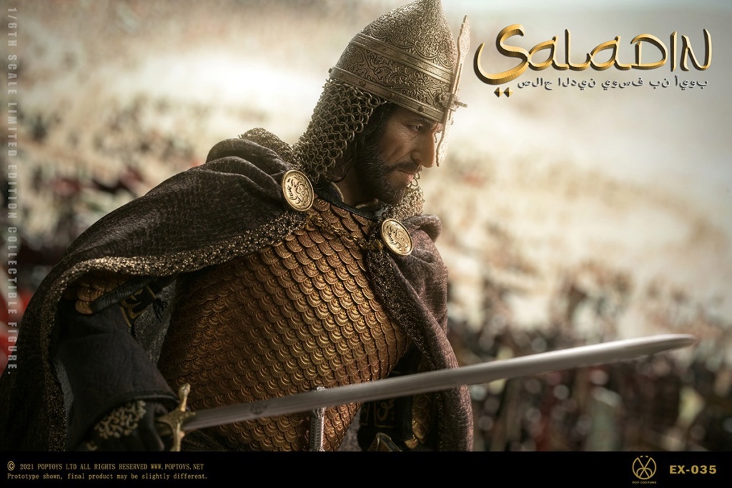 historical - NEW PRODUCT: PopToys: 1/6 King Saladin [100% pure copper single piece of handmade armor] & Throne (EX035/EX036) 16055910