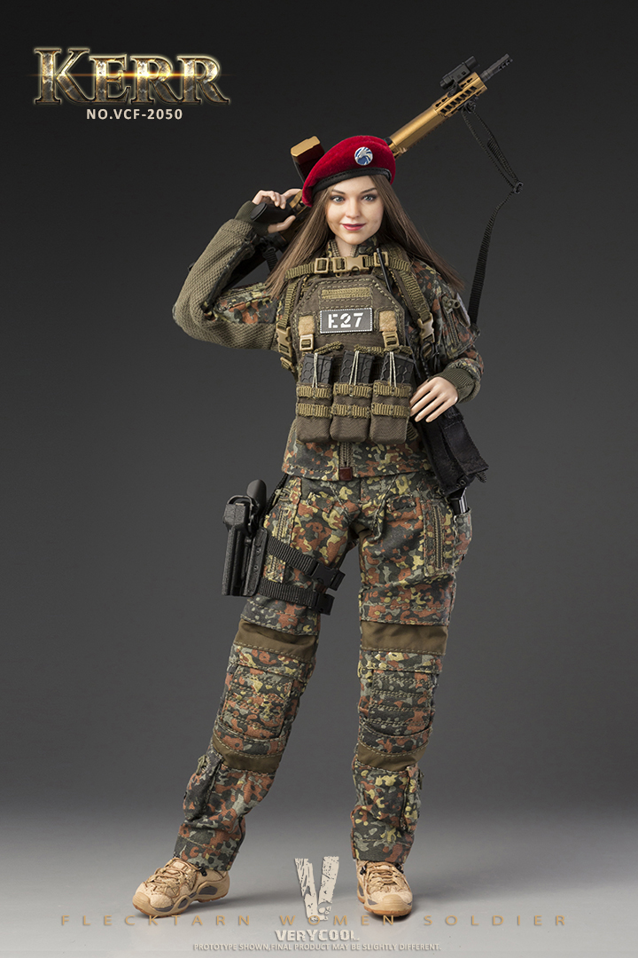 ModernMilitary - NEW PRODUCT: VERYCOOL: 1/6 Depot Camouflage Female Soldier - Kel KERR Movable VCF-2050 16060611