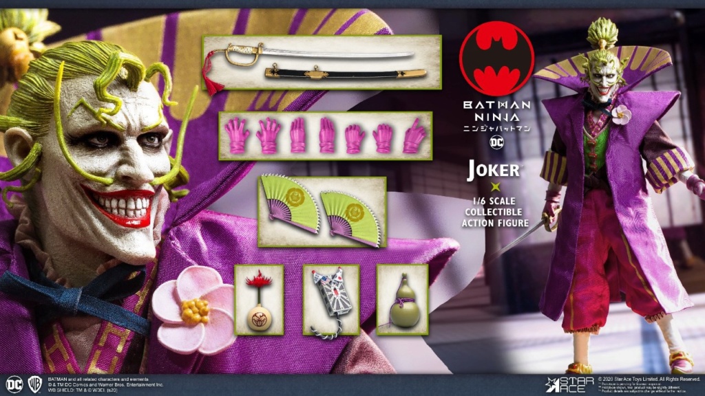 NEW PRODUCT: Star Ace Toys: 1/6 "Batman Ninja"-Clown King Deluxe Edition & Normal Edition (SA0077/8) 16083110