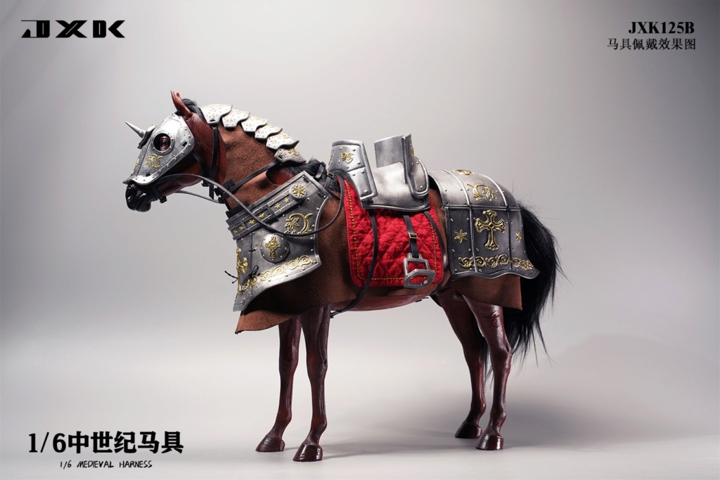 NEW PRODUCT: JXK Studio: 1/6 Medieval Harness (for Horses) (JXK125) [Harness only] 16113810