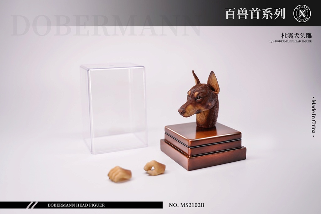 NEW PRODUCT: Mostoys: 1/6 Doberman Head Sculpture Series 2nd Doberman Head Sculpture 16120911