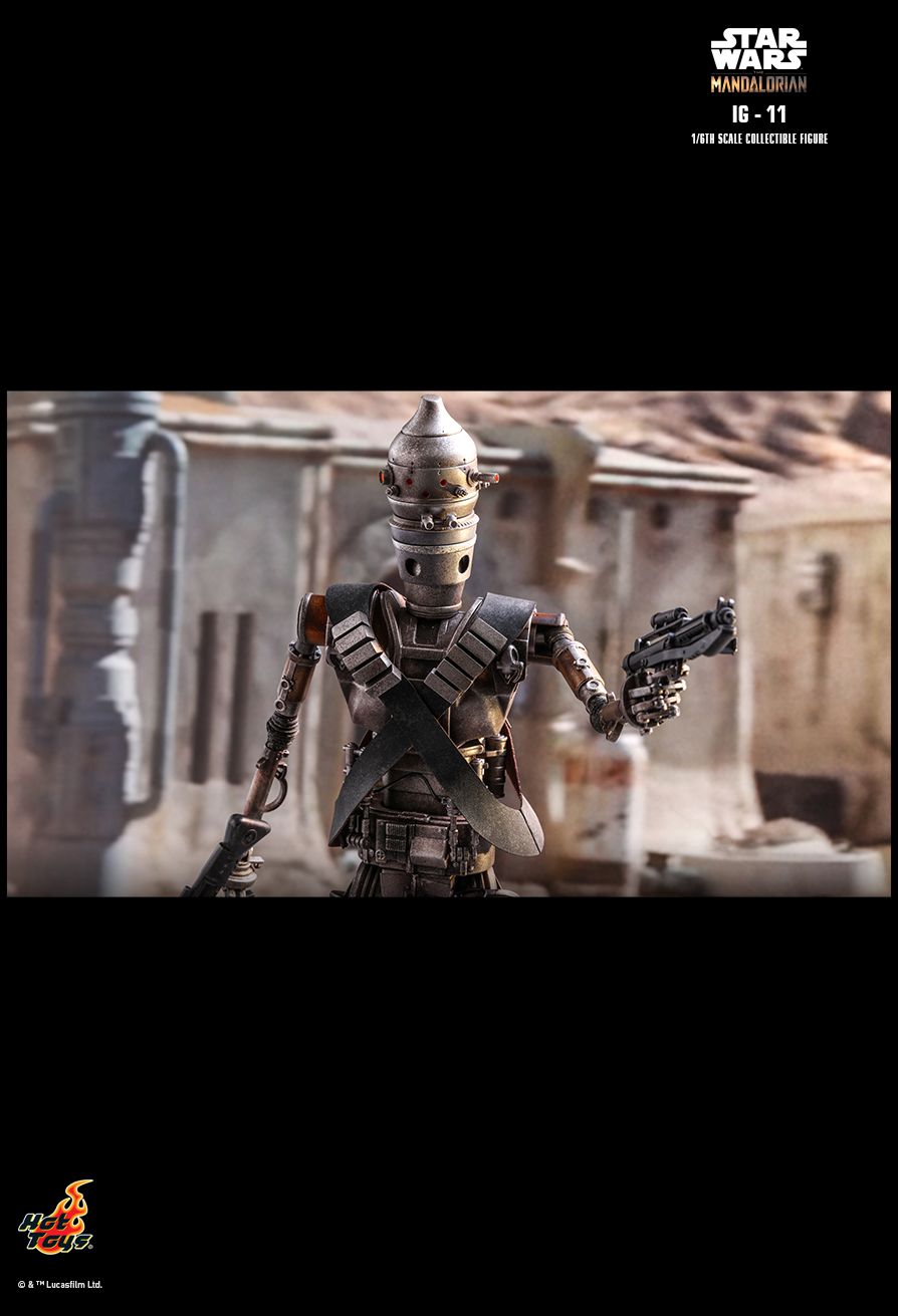 NEW PRODUCT: HOT TOYS: THE MANDALORIAN IG-11 1/6TH SCALE COLLECTIBLE FIGURE 16127