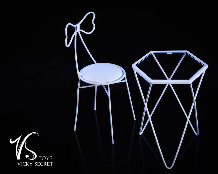 Chair - NEW PRODUCT: VSToys New Products: 1/6 Scene Series - Trend Table & Chair 18XG19# - Metallic Silicone Cushion 1613