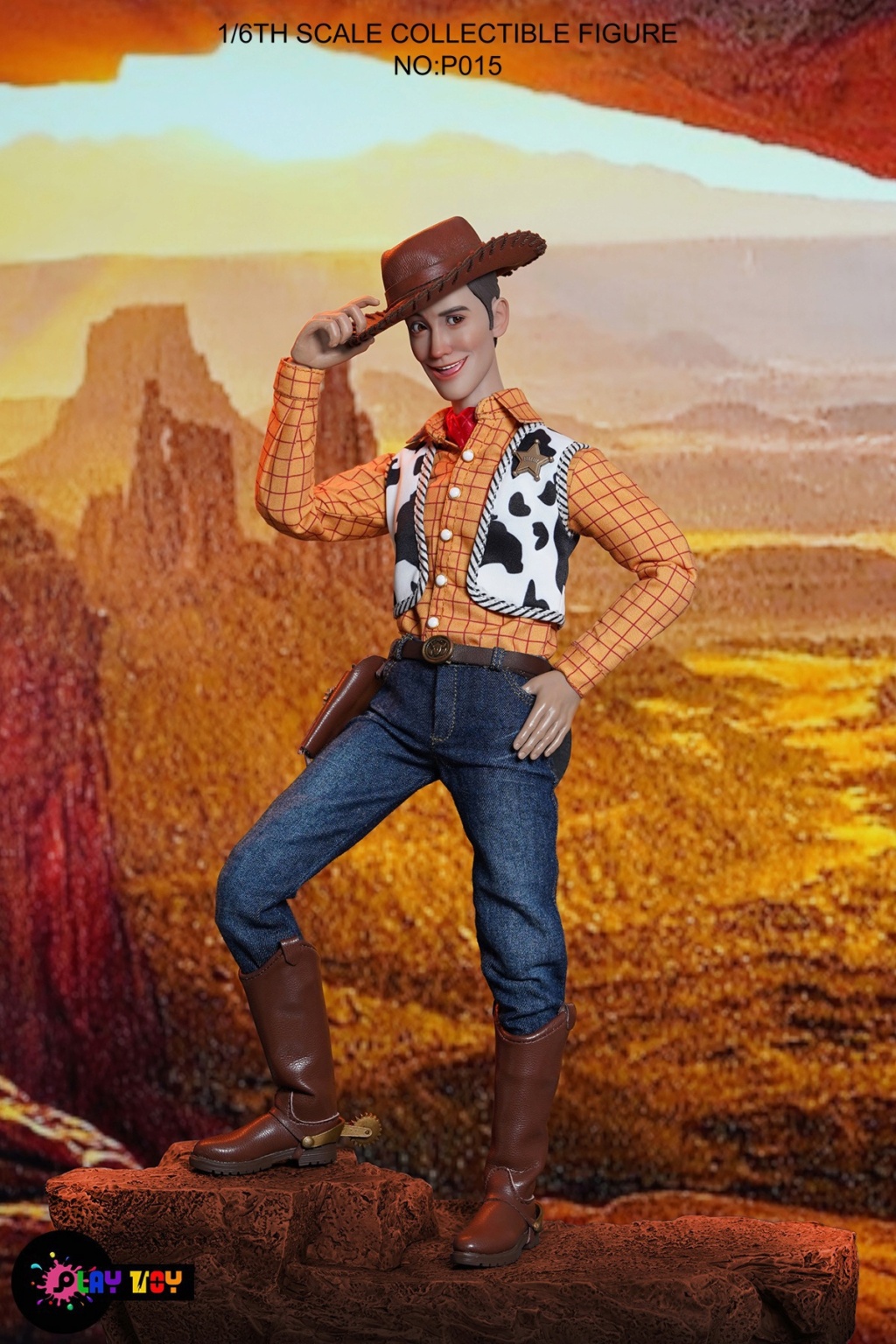 Cartoon-based - NEW PRODUCT: Play Toy: 1/6 Happy Cowboy Action Figure (NO:P015) 16145710