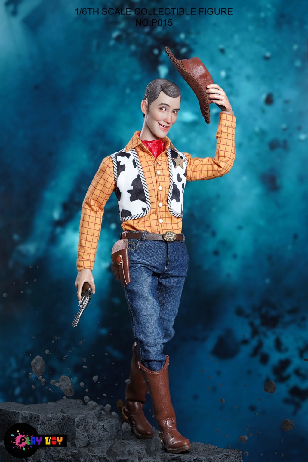 NEW PRODUCT: Play Toy: 1/6 Happy Cowboy Action Figure (NO:P015) 16150210