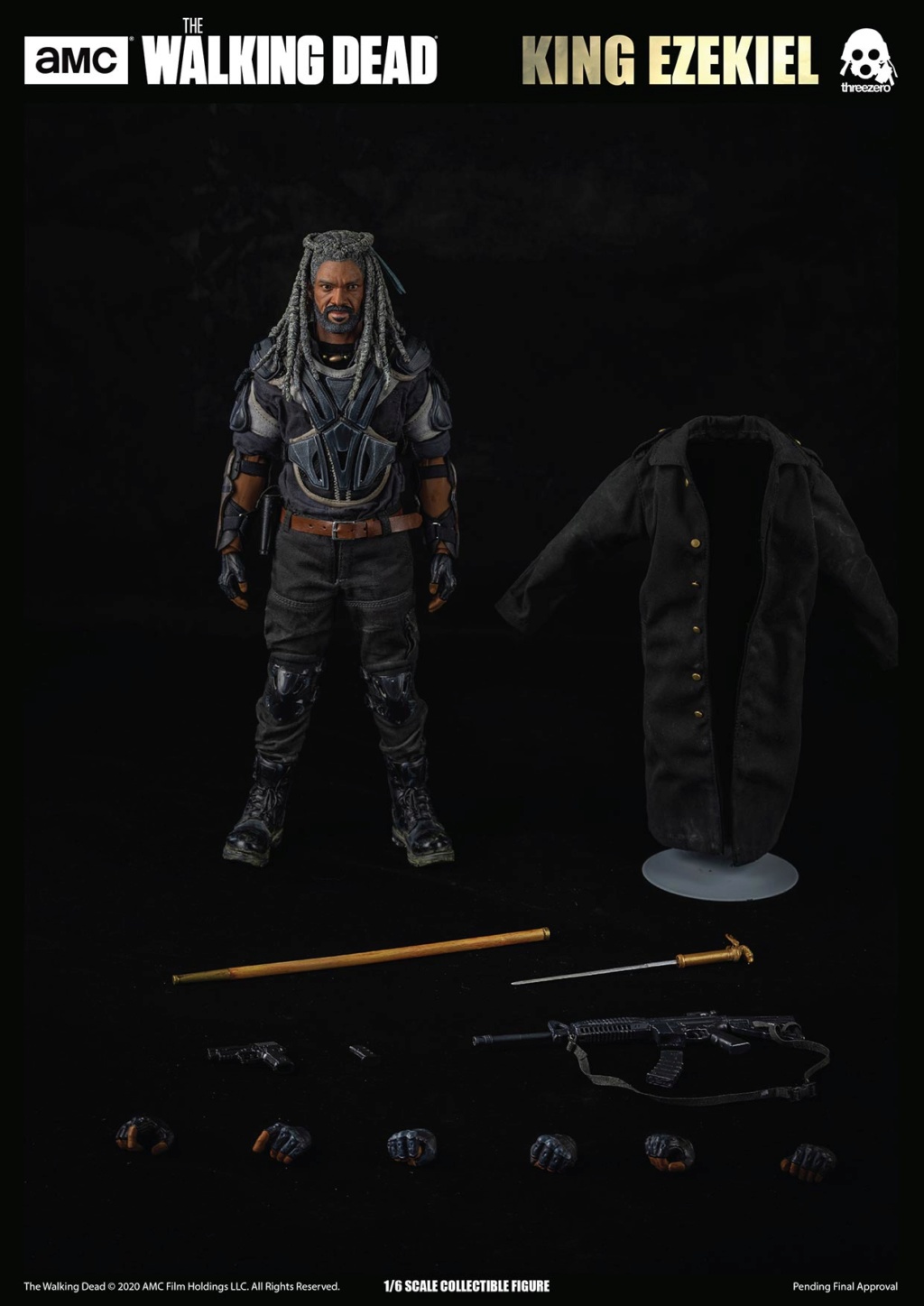 male - NEW PRODUCT: Threezero: The Walking Dead – 1/6 King Ezekiel 16190