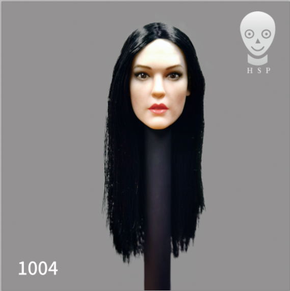 NEW PRODUCT: HSPToys: 1/6 European Hair Transplant Beauty Head Sculpture (#1003-1006) [4 models in total] 16195711
