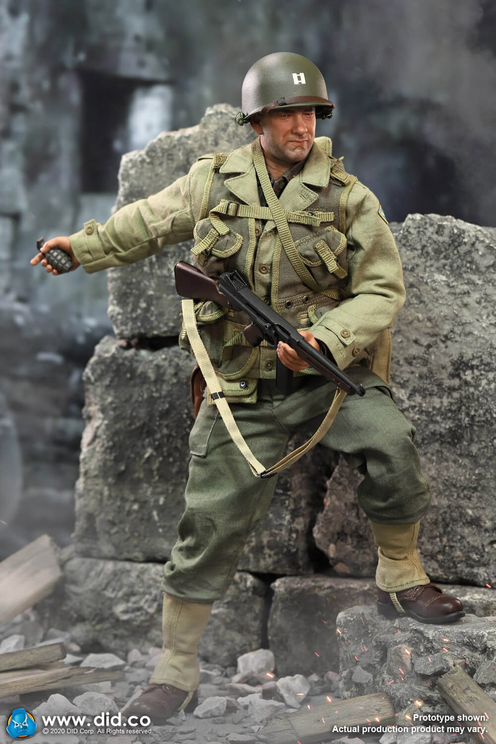 male - NEW PRODUCT: DiD: A80145 1/6 scale WWII US 2nd Ranger Battalion Series 3 Captain Miller 16199