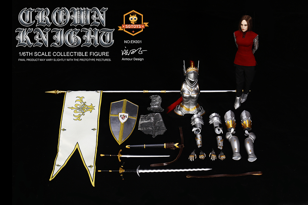 NEW PRODUCT: [SGT-EK001] SGTOYS Lady Crown Knight 1:6 Boxed Figure 1621