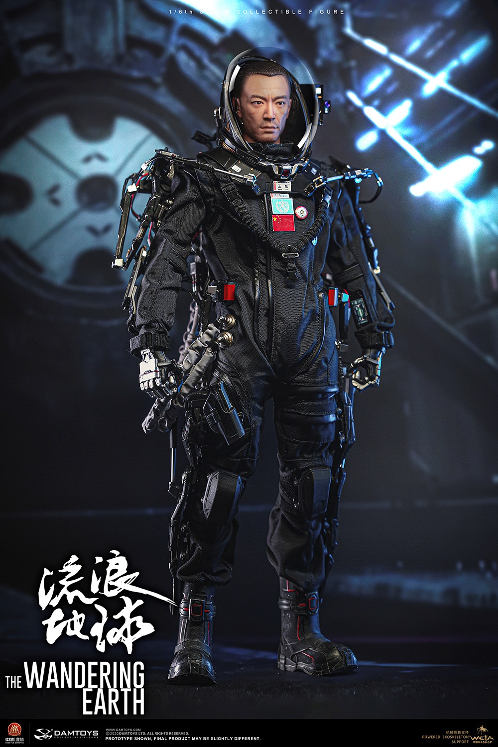 Asian - NEW PRODUCT: DAMToys: 1/6 "The Wandering Earth" CN171-11 Rescue Team-Captain Wang Lei can move the doll #DMS034 16214514