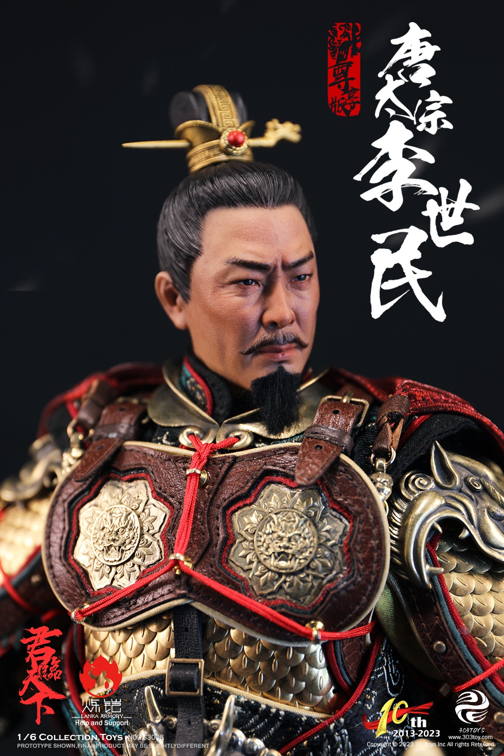 TangTaizong-LiShimin - NEW PRODUCT: 303TOYS 10th Anniversary [Pre-Order Offer]: 1/6 Emperor Series Tang Taizong-Li Shimin [Total of 4 Types] (ES3007-10) 16215110