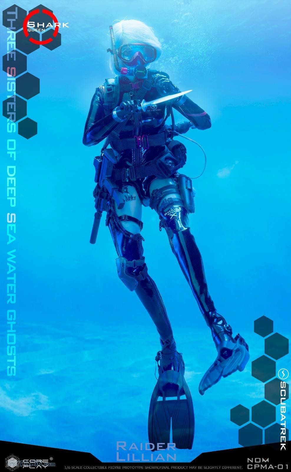 military - NEW PRODUCT: Coreplay: 1/6 scale Three Sisters Of Deep Sea Water Ghosts Raider Lillian 16231