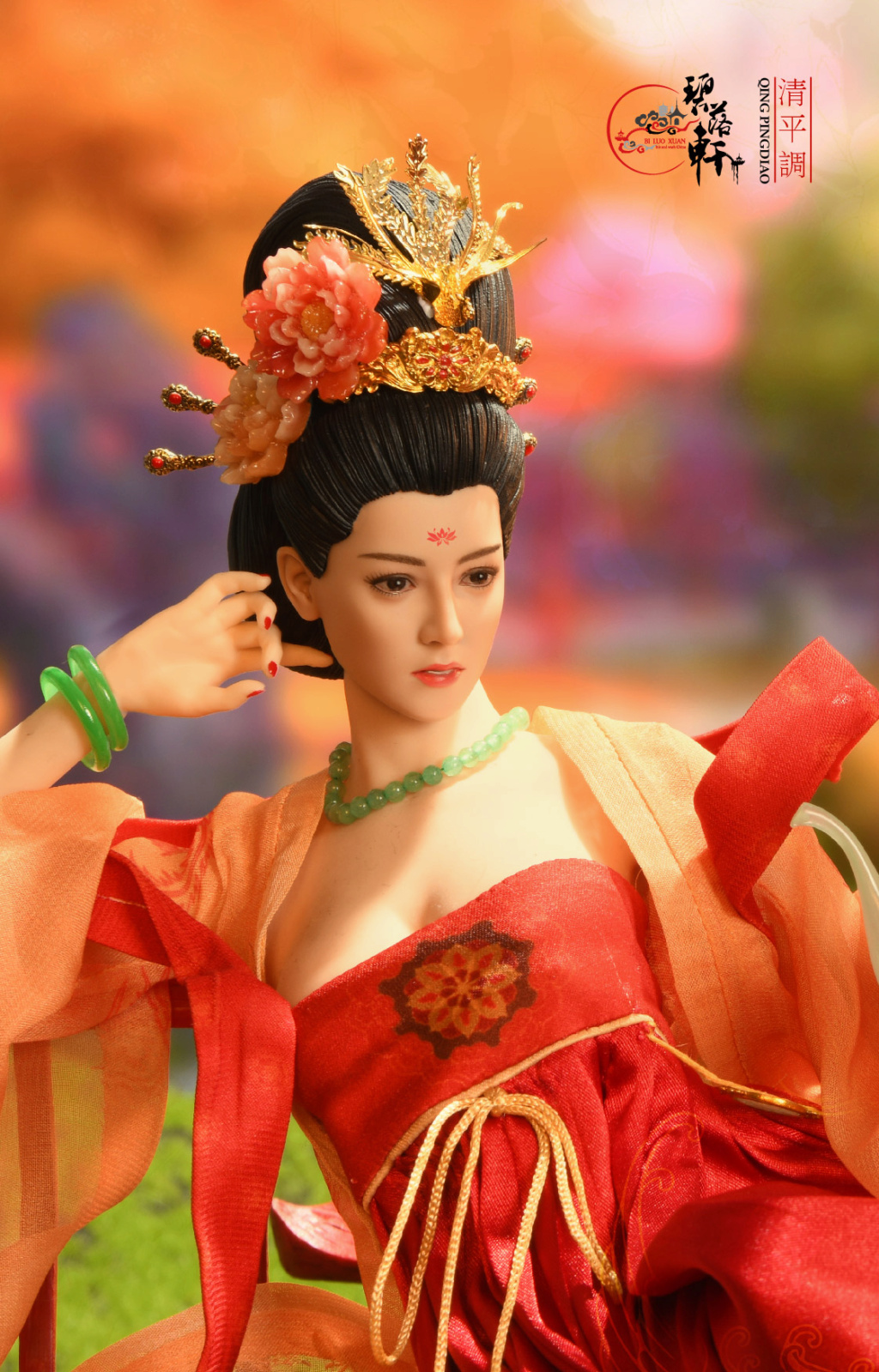 Asian - NEW PRODUCT: Bi Luoxuan: 1/6 Tang Feng Rendition QingPing Tune Action Figure 16231212