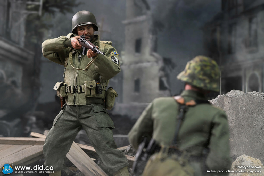 movie-based - NEW PRODUCT: DiD: 1/6 scale A80150  WWII US 2nd Ranger Battalion Series 5 – Sergeant Horvath 16233