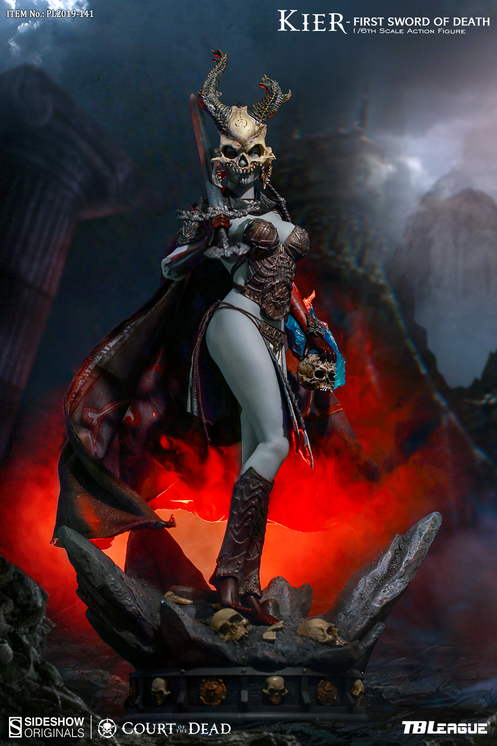 tbleague - NEW PRODUCT: TBLeague & Sideshow: 1/6 Court of the Dead - Valkyrie Cole / Kier movable doll (PL2019-141) 16260510