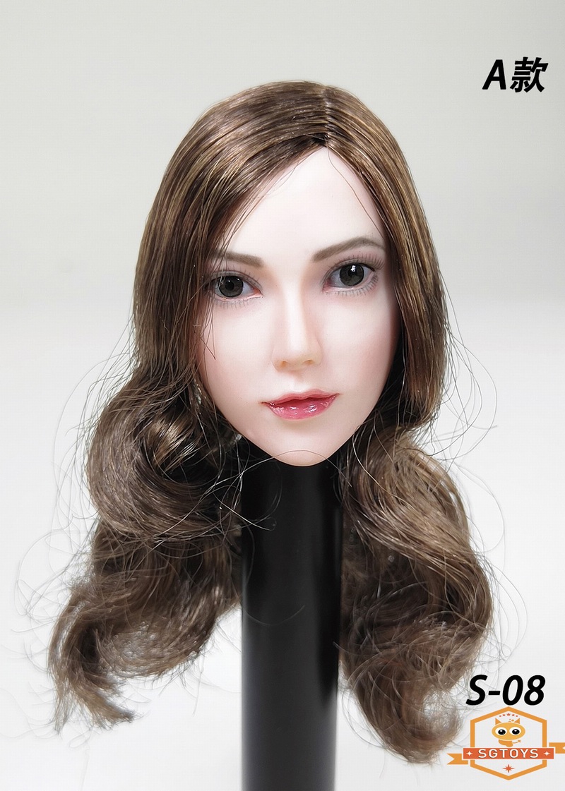 female - NEW PRODUCT: [Head carving / body] SGTOYS new product: 1/6 female head carving second bomb S-08# - three hairstyles (for TBLeague body) 16264410