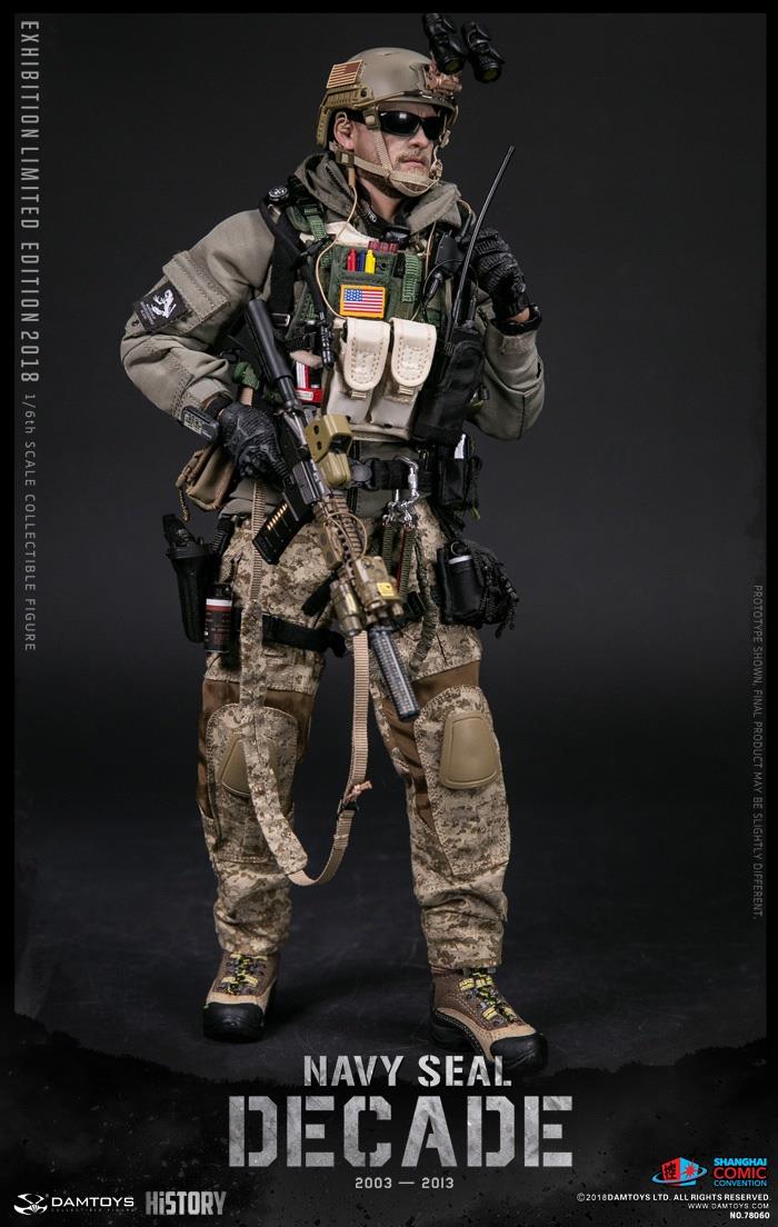 NEW PRODUCT: Dam Toys 1/6th scale A Decade of Navy Seal 2003-2013 12-inch Military Action Figure 1629