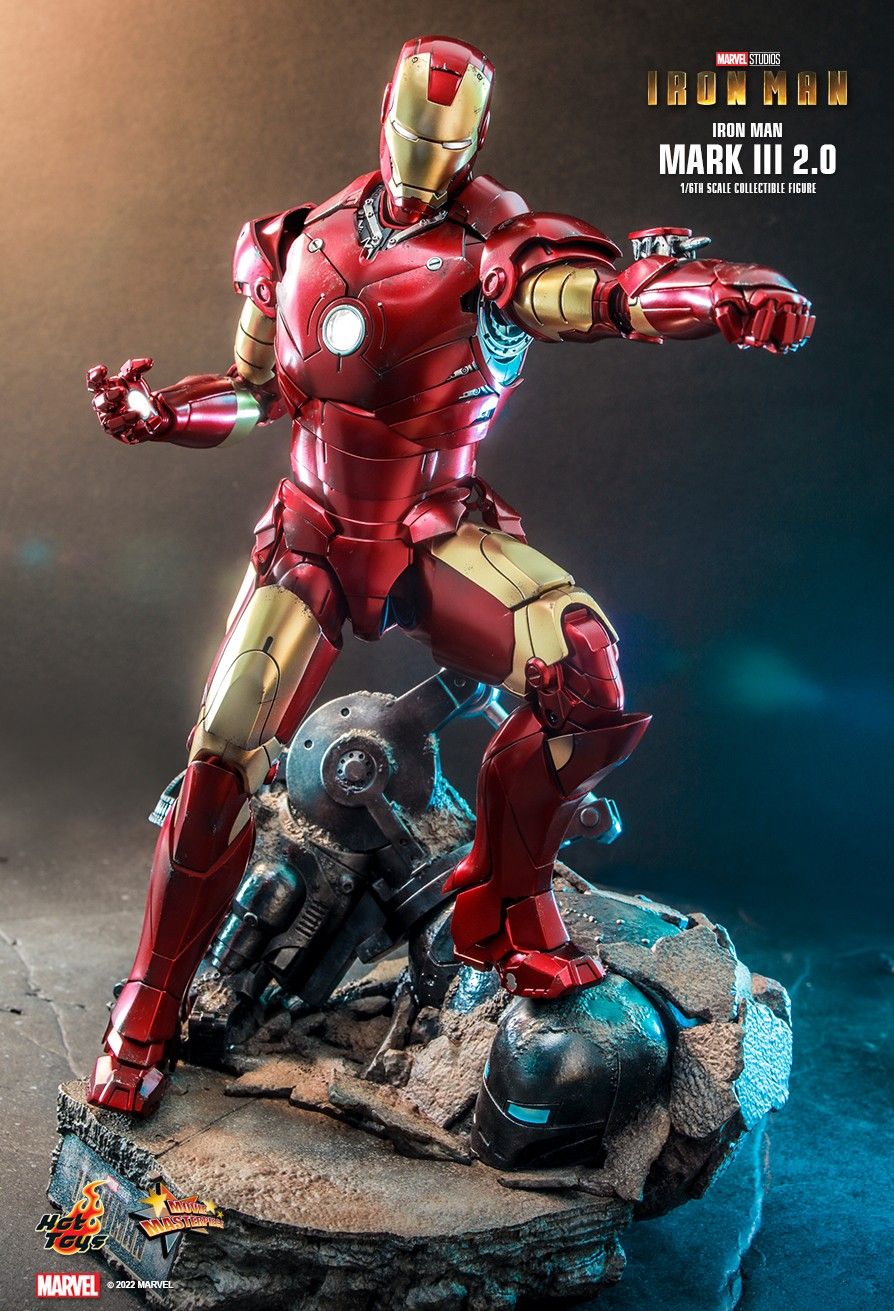 IronManMarkIII - NEW PRODUCT: HOT TOYS: IRON MAN: IRON MAN MARK III (2.0) 1/6TH SCALE COLLECTIBLE FIGURE DIECAST 16352