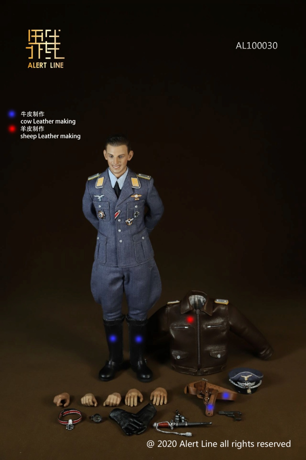 AlertLine - NEW PRODUCT: Alert Line game model: 1/6 WWII Luftwaffe Ace Pilot #AL100030- Update price and description 16353613