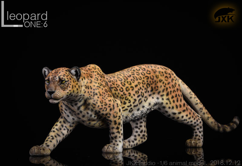snowleopard - NEW PRODUCT: JXK New: 1/6 Leopard - Black Panther Jaguar Snow Leopard animal model double head carved eyes can be fluorescent 16355710