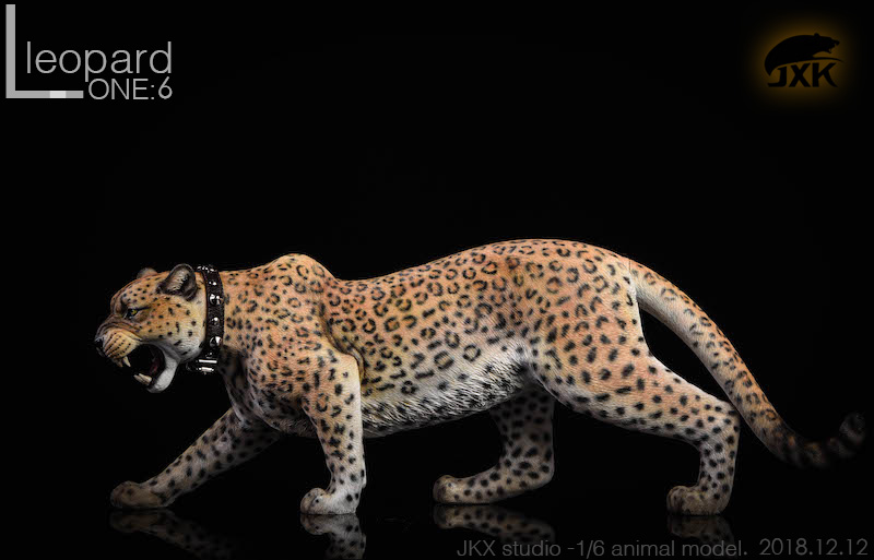 leopard - NEW PRODUCT: JXK New: 1/6 Leopard - Black Panther Jaguar Snow Leopard animal model double head carved eyes can be fluorescent 16360211